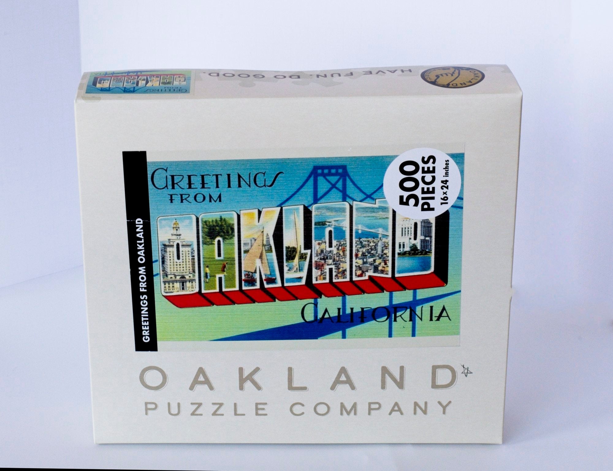 Greetings from Oakland Puzzle – 500-Piece Vintage Postcard Art 4