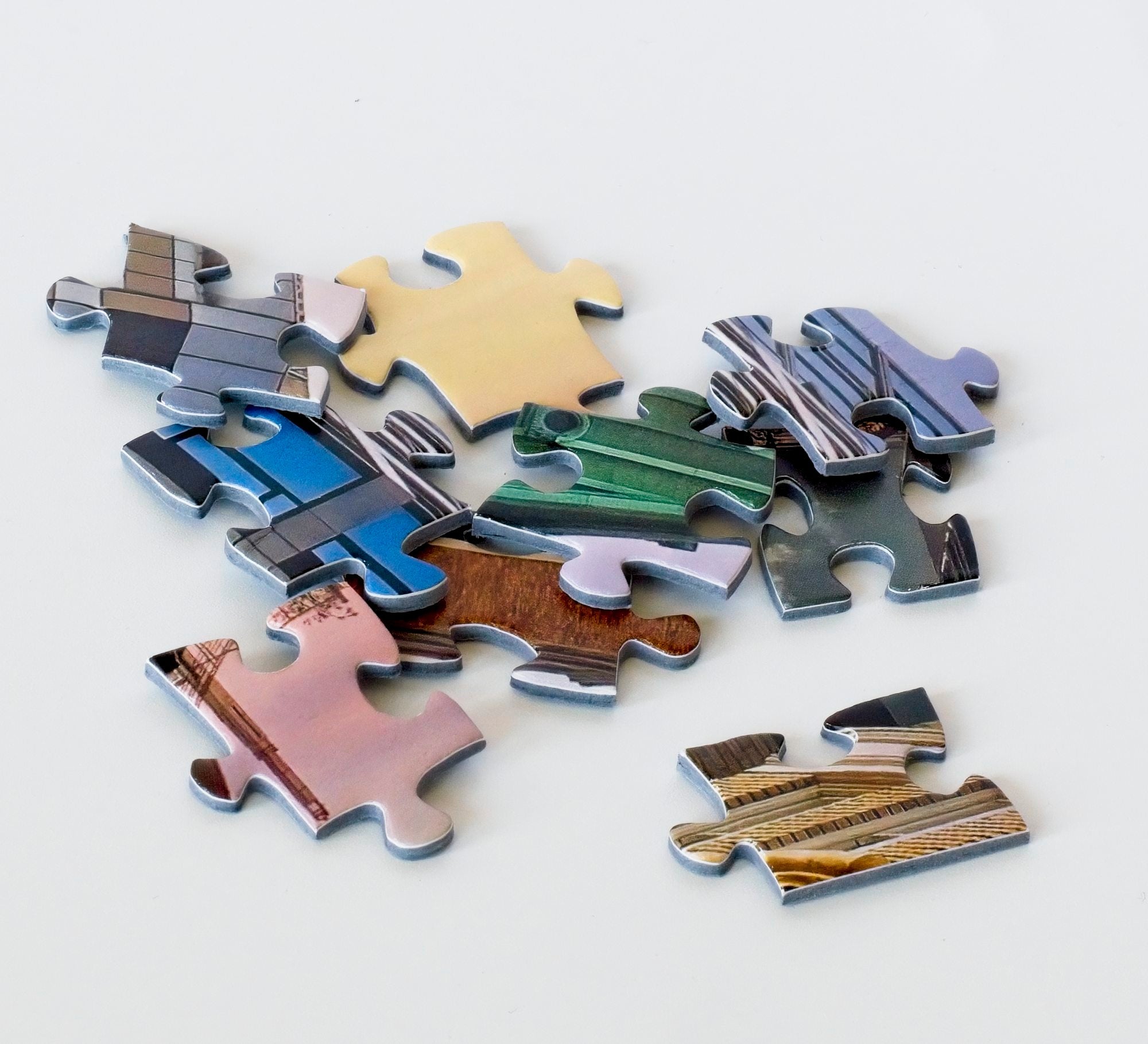 Tribune Tower Puzzle by DeAnna Tibbs 500 Piece Downtown Oakland Skyline Jigsaw 3