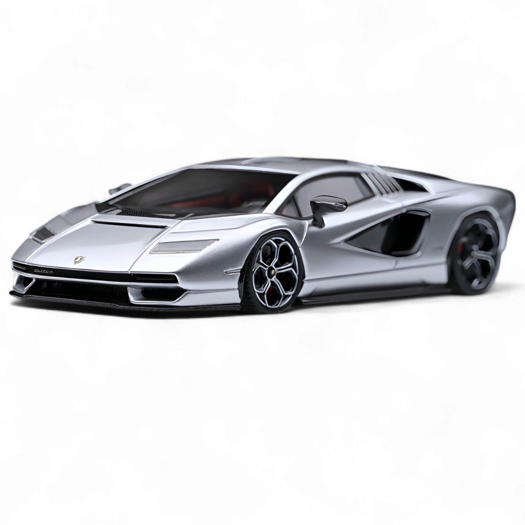 NEO COUNTACH LPI 800-4 ARGENTO LUNA 1:64 Resin by Fuelme Model