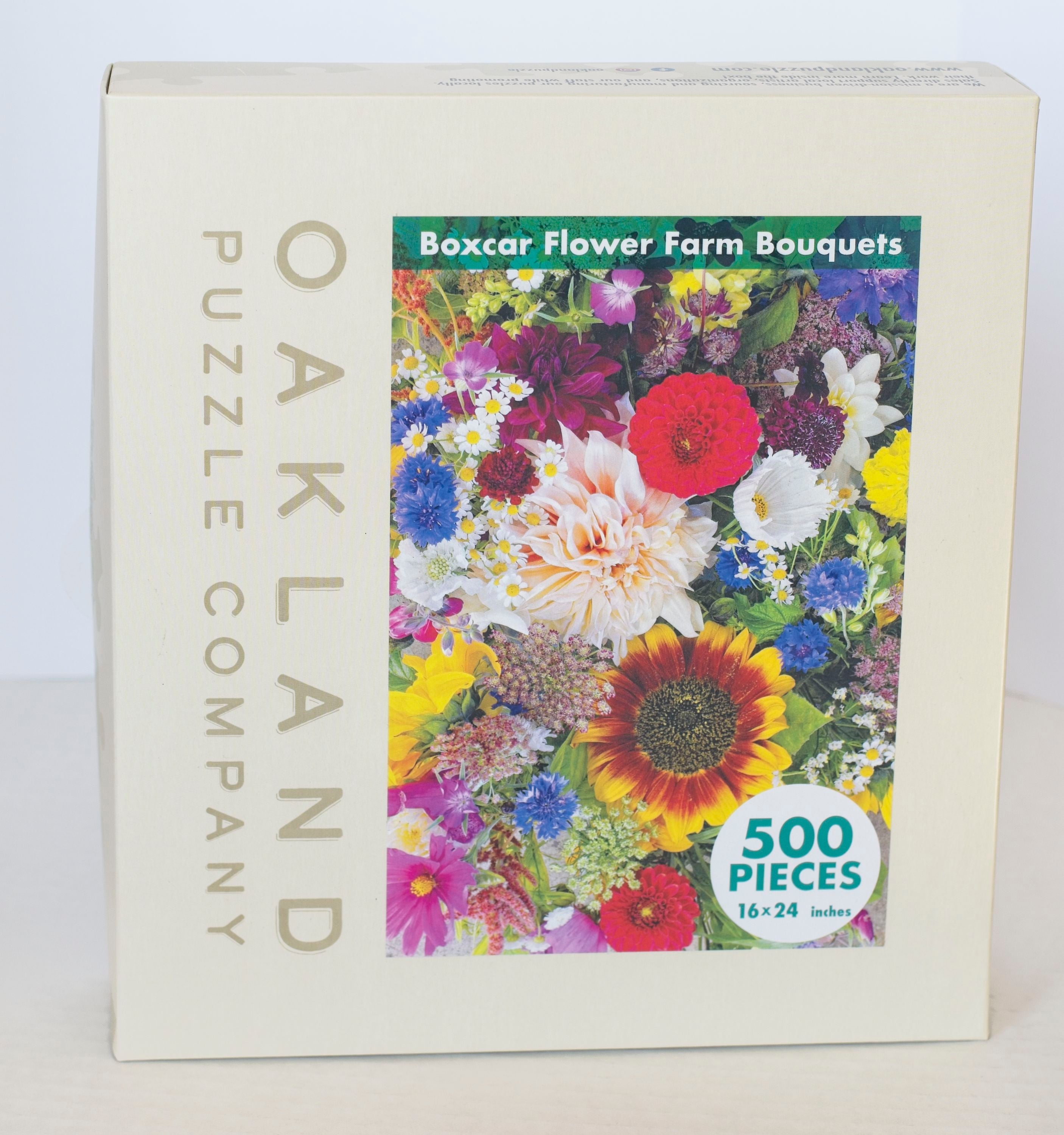 Boxcar Flower Farm Puzzle by DeAnna Tibbs – 500-Piece Floral Art 2
