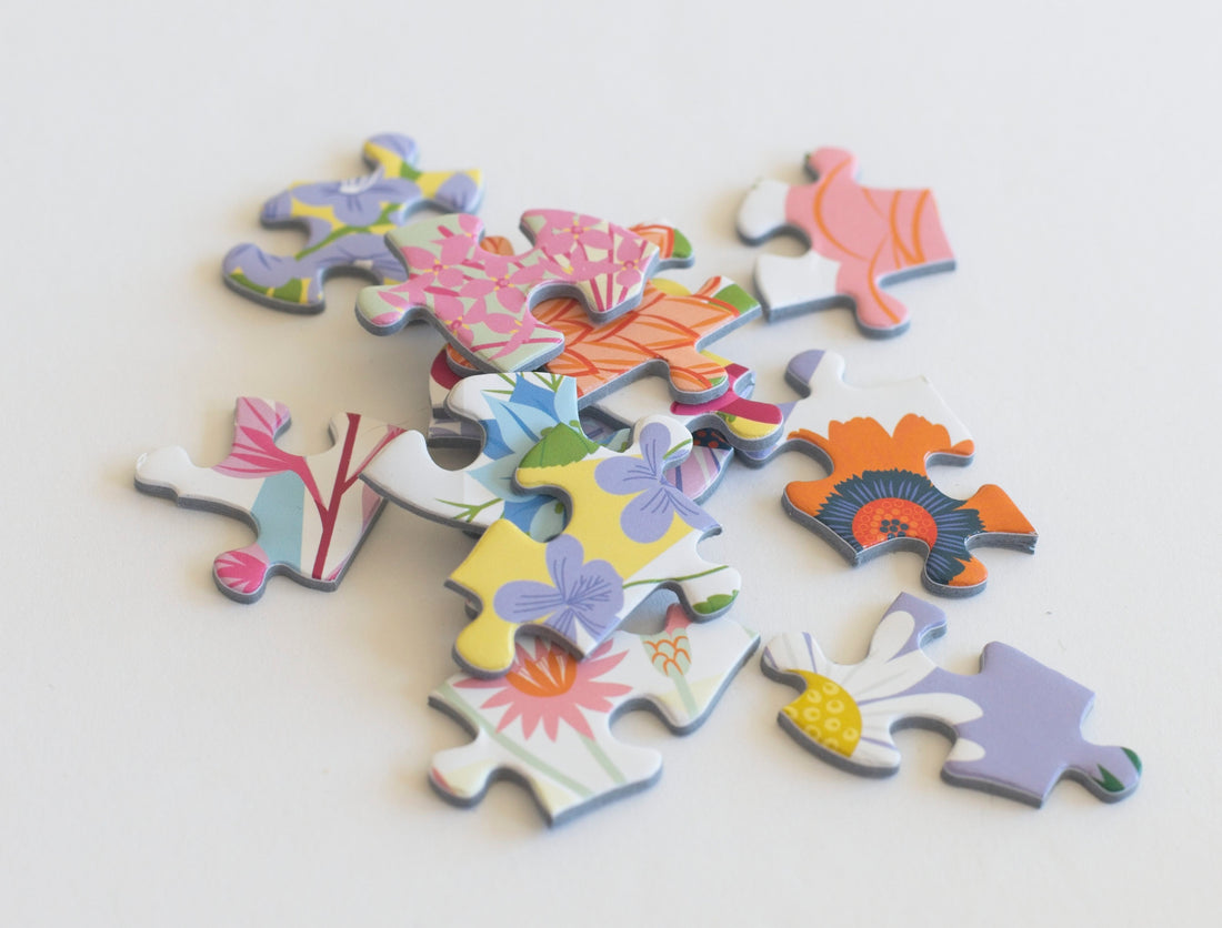 ABC Flowers Puzzle Artwork by Artist Lellobird (500 Pieces) 3