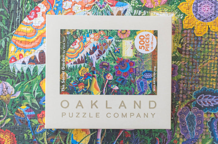 The Secret Garden Puzzle by Vera Tour 500 Piece Surreal Whimsical Art Jigsaw 2