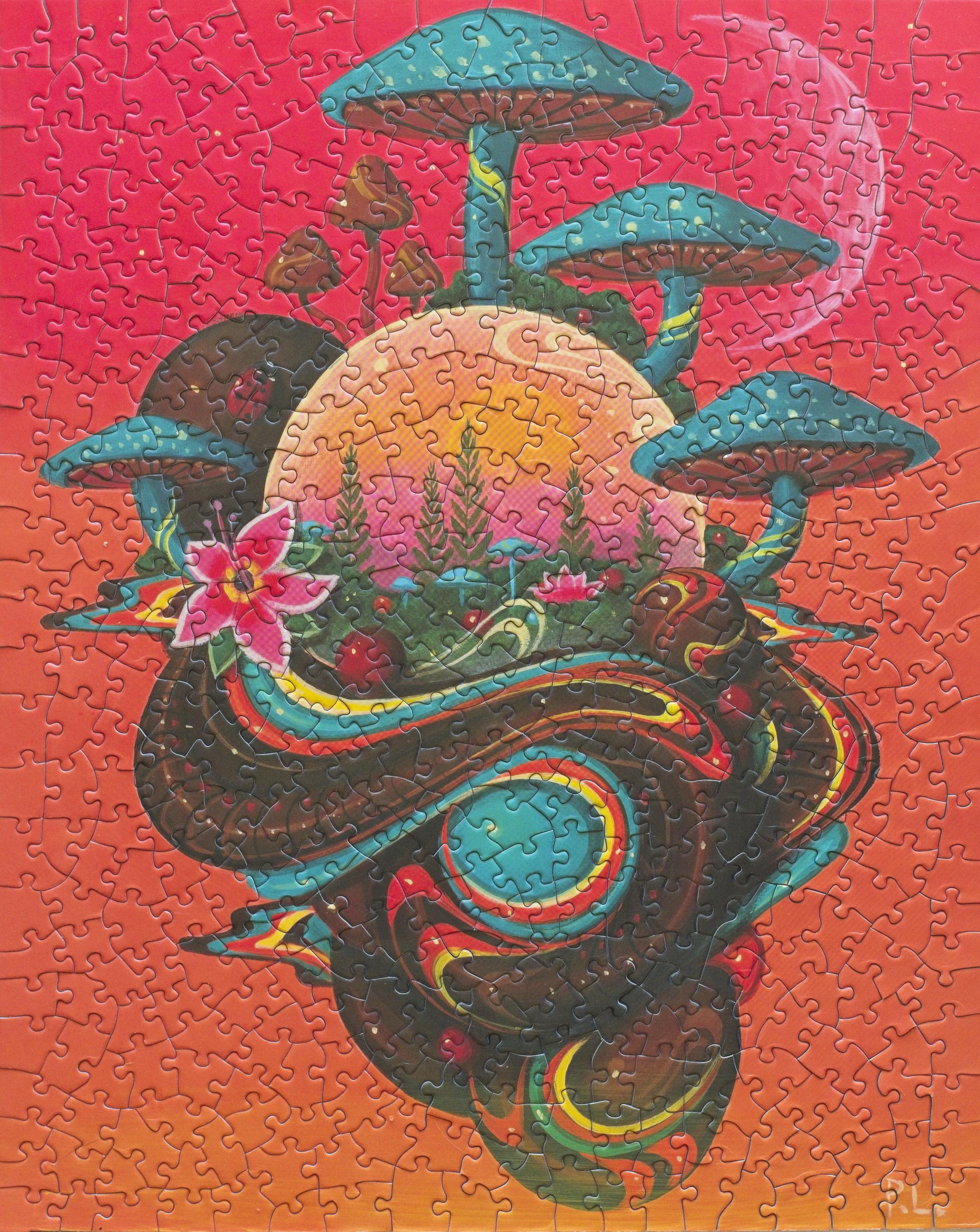 Microcosm Puzzle by Paul Lewin 500 Piece Art Puzzle from the Paul Lewin Series