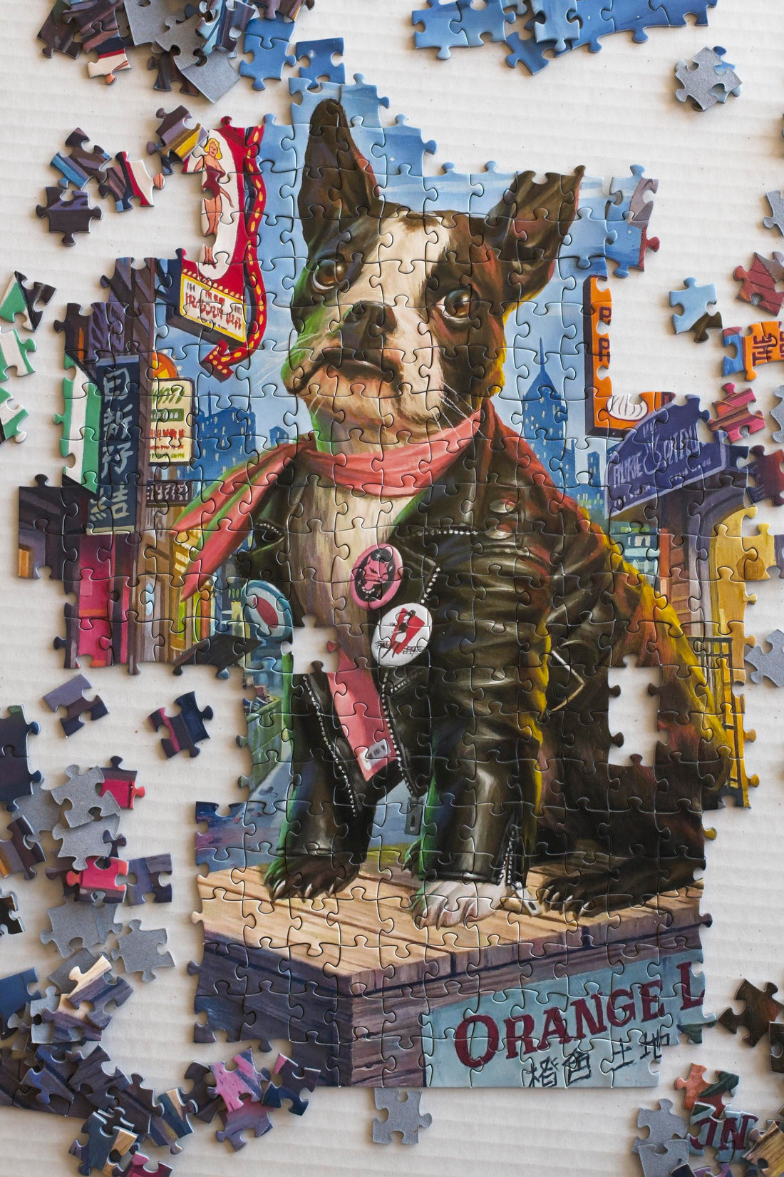 Lula Mae at North Beach Puzzle 500 Piece Art by Artist Les Toil 3