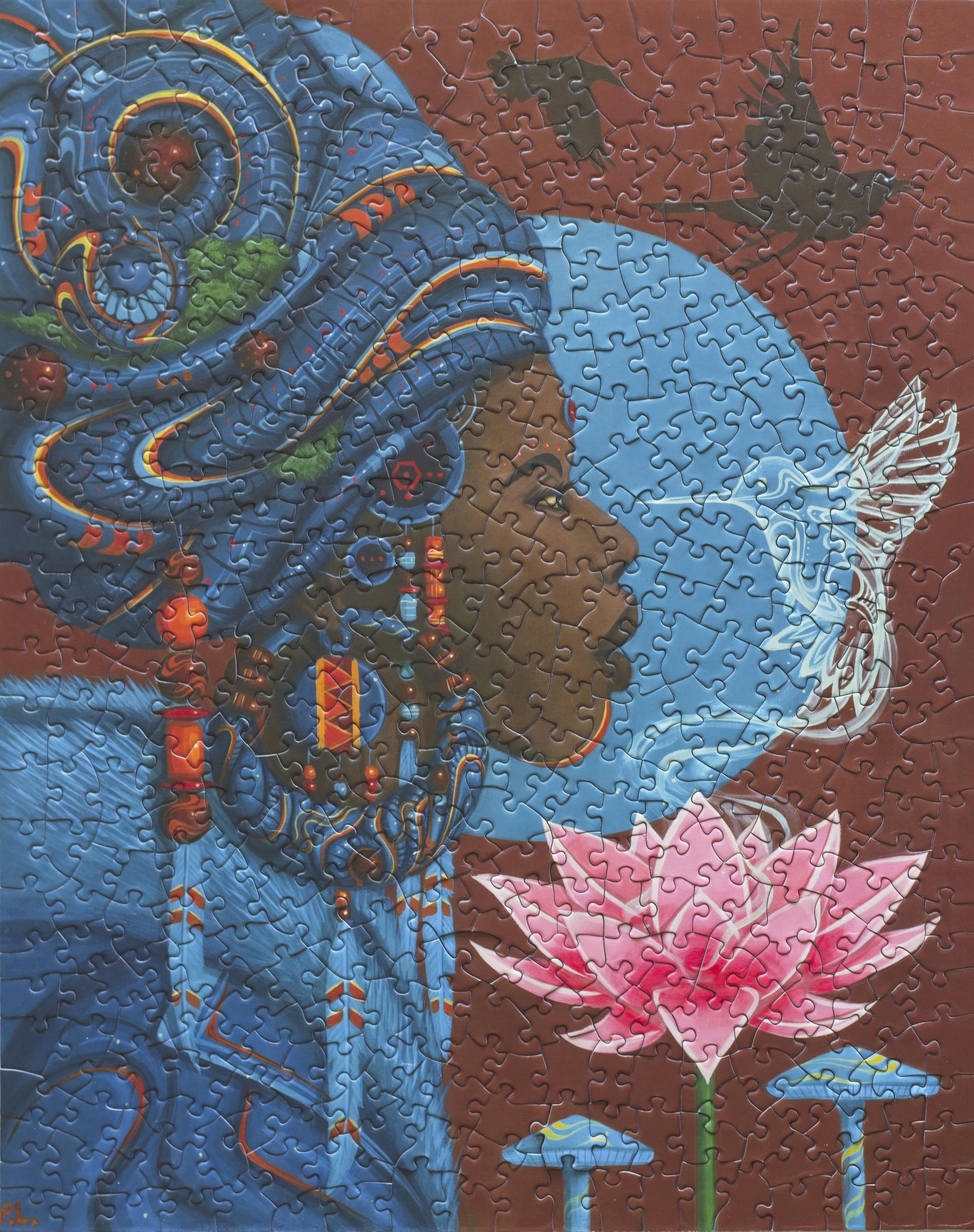 Hummingbird Spirit 500 Piece Art from the Paul Lewin Series