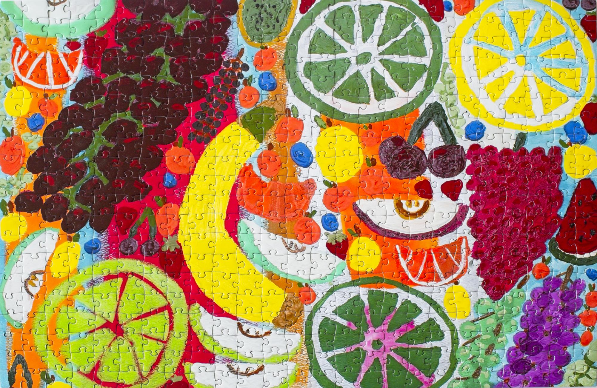 Fruitful Art Puzzle – 500-Piece Limited Edition by Creative Growth Artist