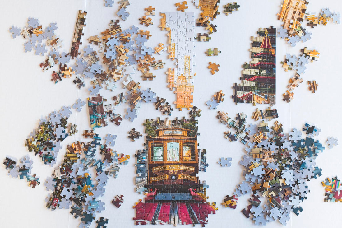California St Cable Car Puzzle – San Francisco Photography by Emanuel DeSousa (500 Pieces) 4