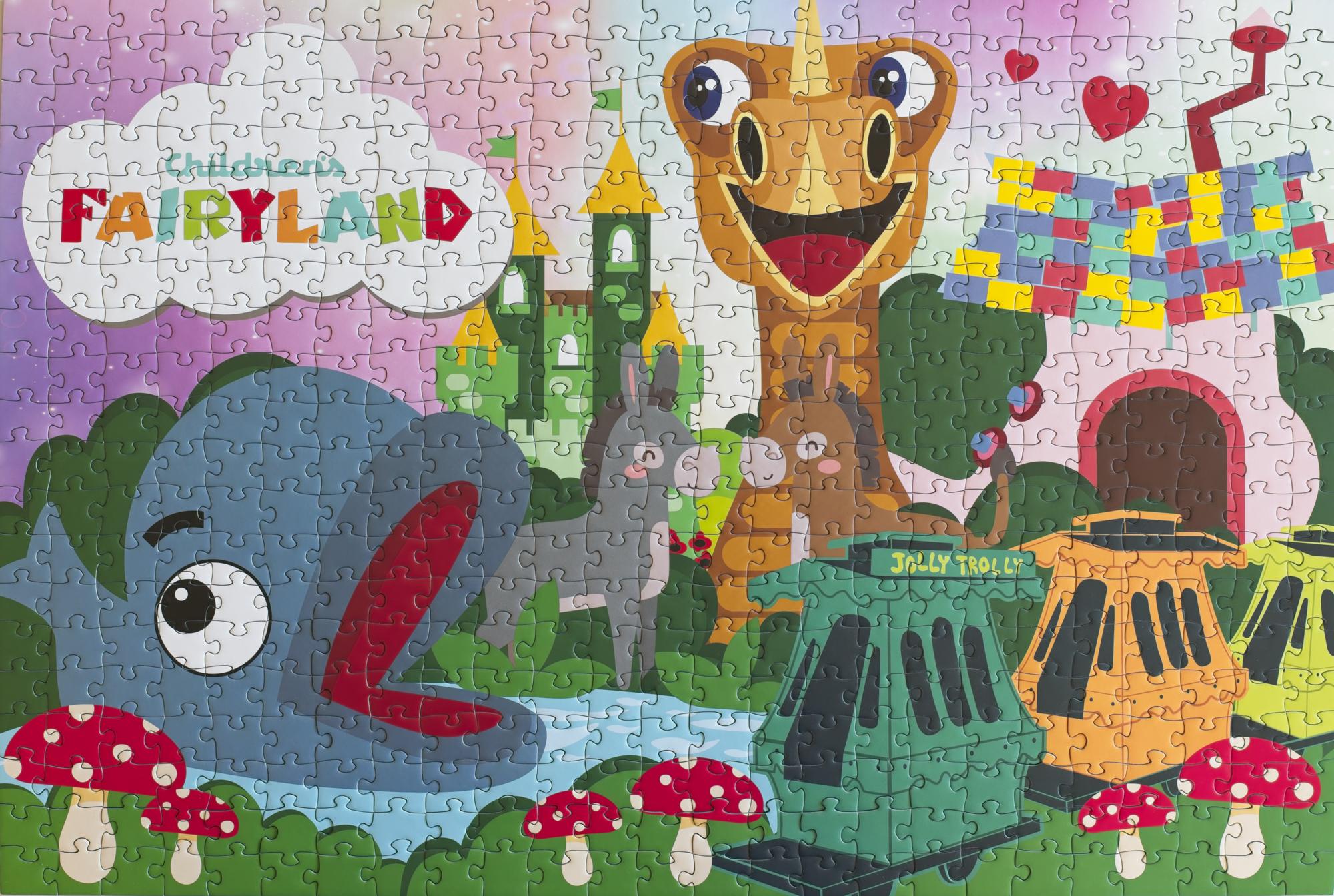Children’s Fairyland Puzzle – 500 Pieces of Childhood Nostalgia by Artist Greg Berger
