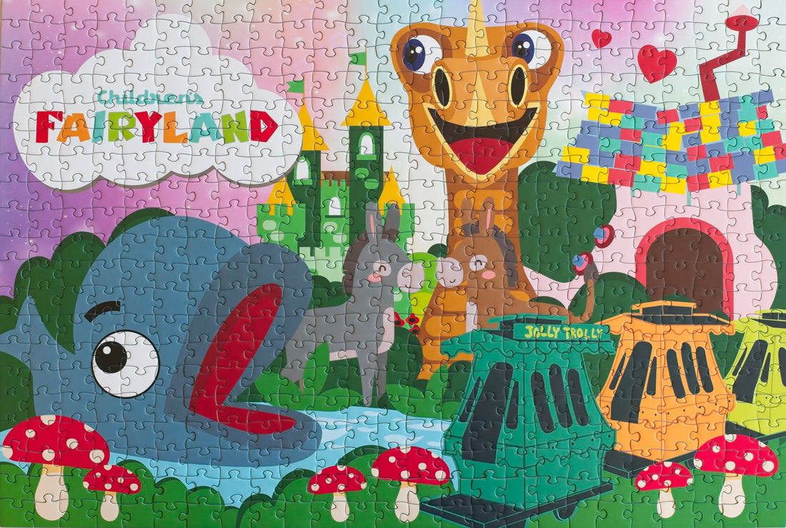 Children’s Fairyland Puzzle – 500 Pieces of Childhood Nostalgia by Artist Greg Berger