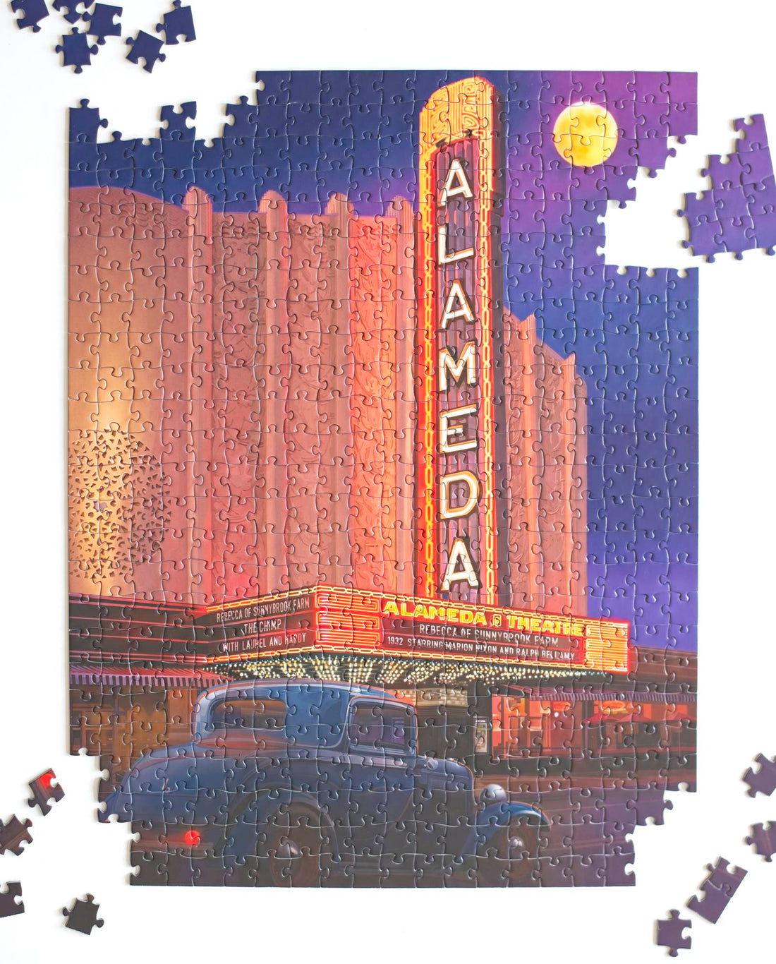 Alameda Theatre Puzzle Artwork by Larry Hausen 4