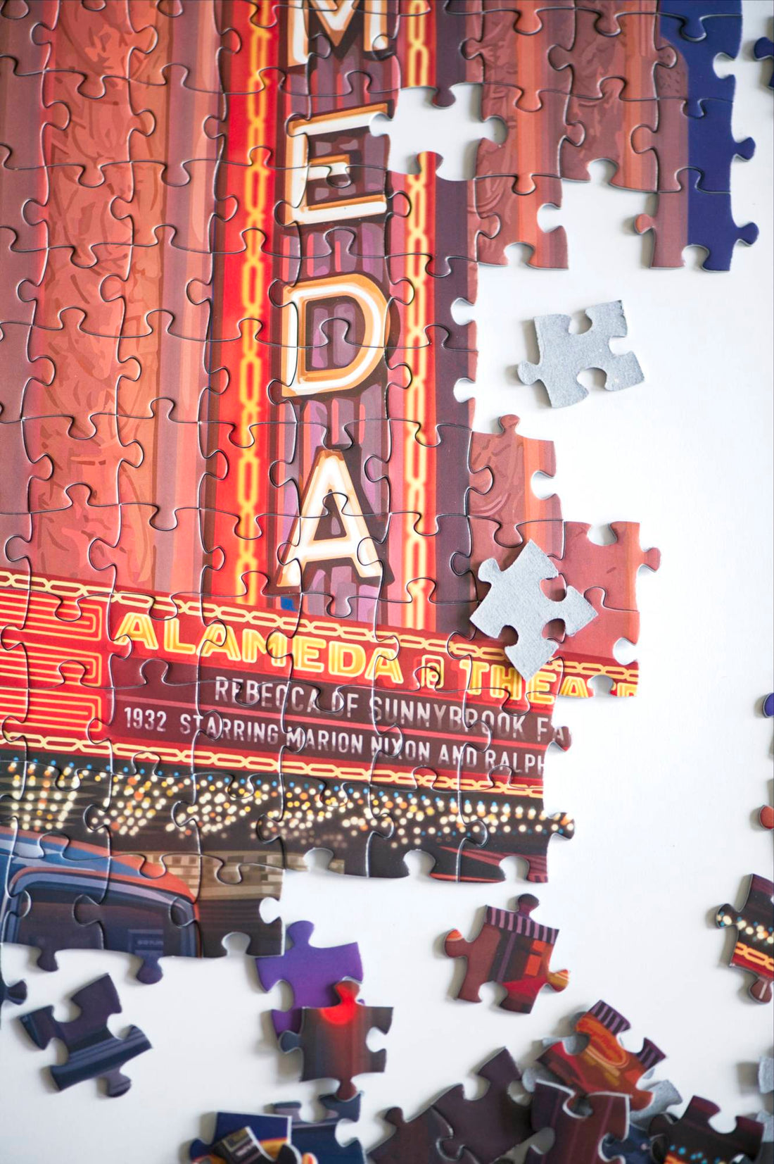 Alameda Theatre Puzzle Artwork by Larry Hausen 3