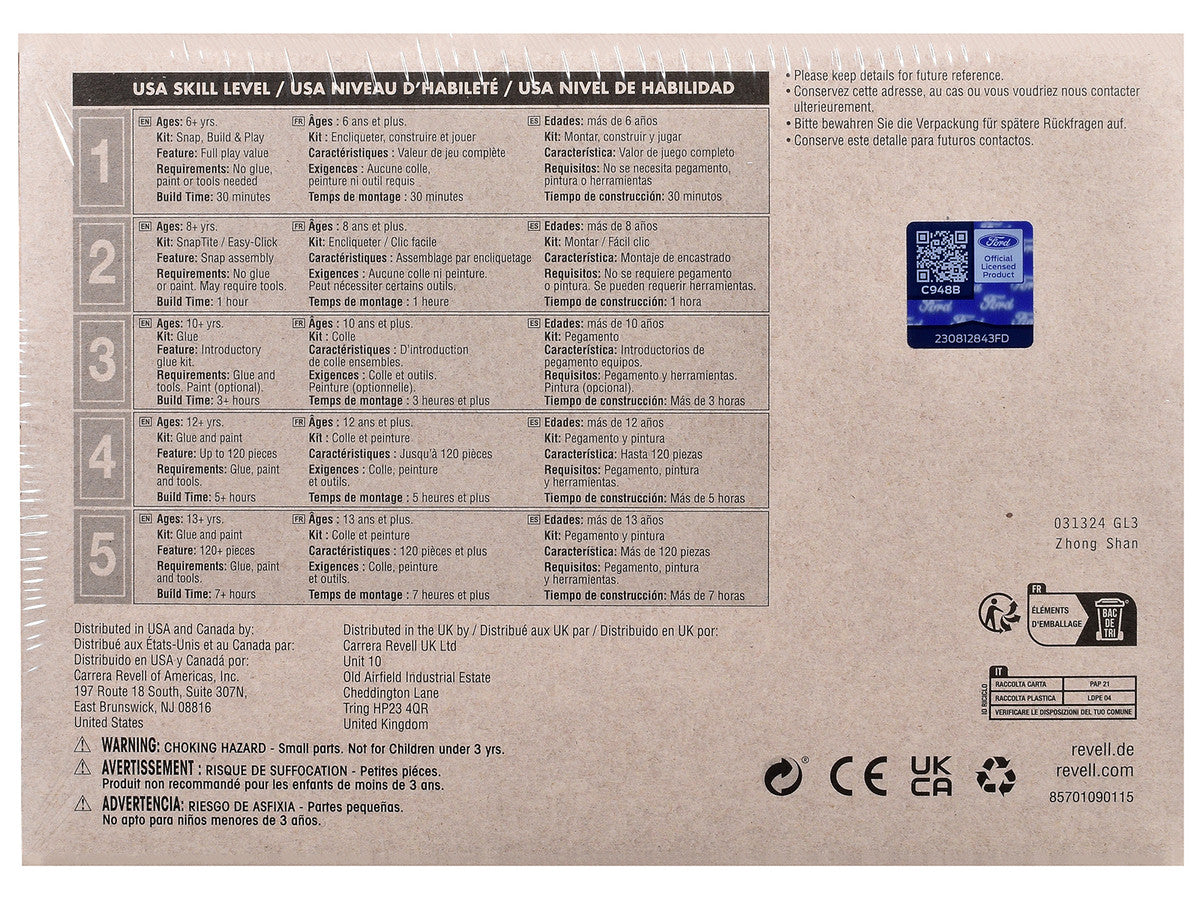 Level 5 Model Kit 1937 Ford Pickup Truck with Surfboard 2-in-1 Kit 1/25 Scale Model by Revell-3