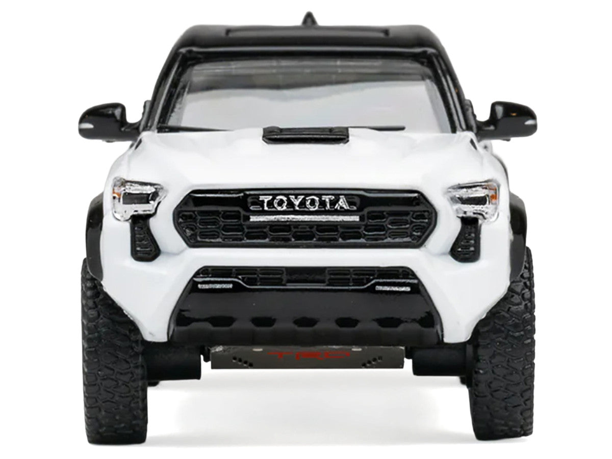 Toyota Tacoma TRD PRO Pickup Truck Ice Cap White with Black Top "DiecastTalk Exclusive" Limited Edition to 1008 pieces Worldwide 1/64 Diecast Model Car by GCD 5
