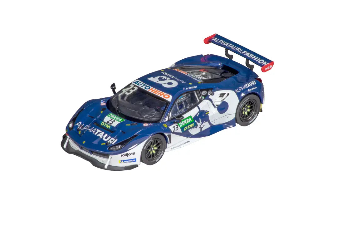 DTM Bull and Horse Digital Electric 1:32 Scale Slot Car Racing Track Set  20030022 Car #23