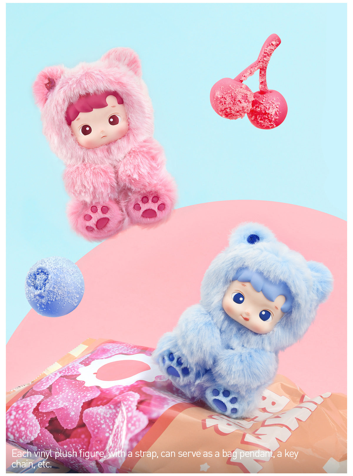Hacipupu Gummy Bear Series - Vinyl Plush Pendant 9