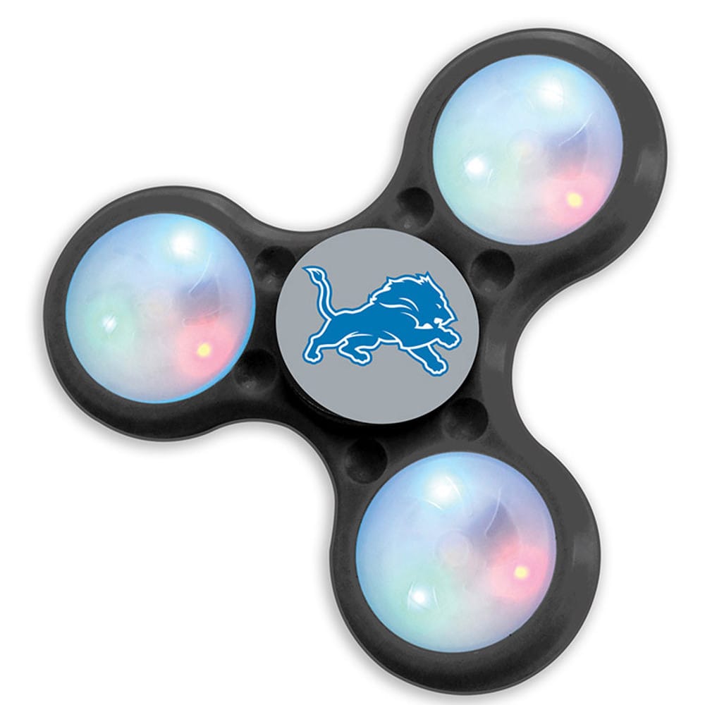 Detroit Lions NFL Officially Licensed LED Light Up EDC Fidget Spinner-0