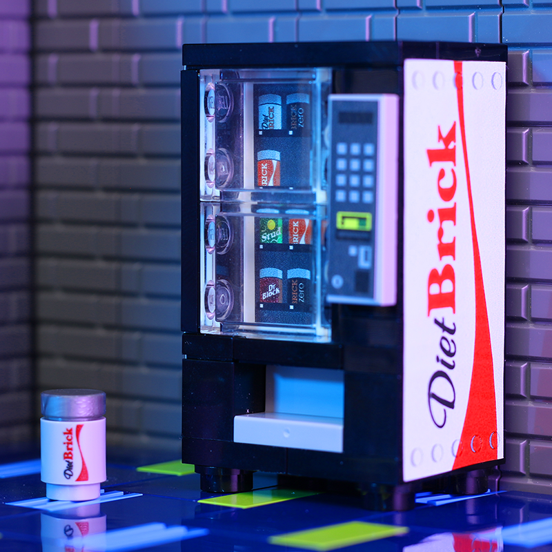 Diet Brick - B3 Customs Soda Vending Machine made using LEGO parts 2