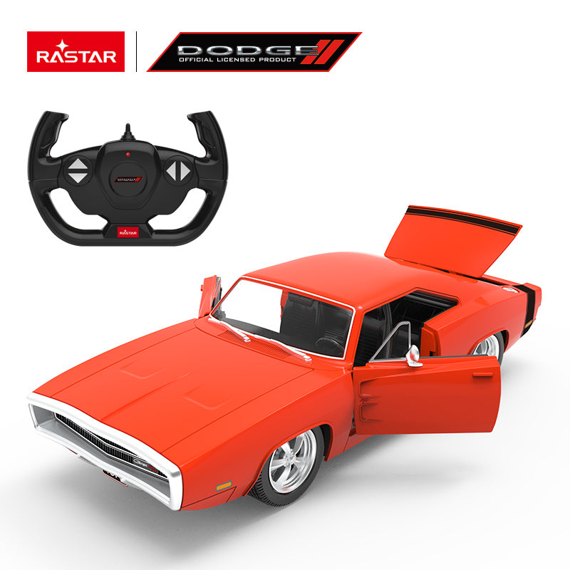 Dodge Charger (Orange) 1:14 Scale Remote Control Car by Rastar