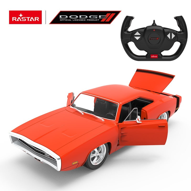 Dodge Charger (Orange) 1:16 Scale Remote Control Car by Rastar
