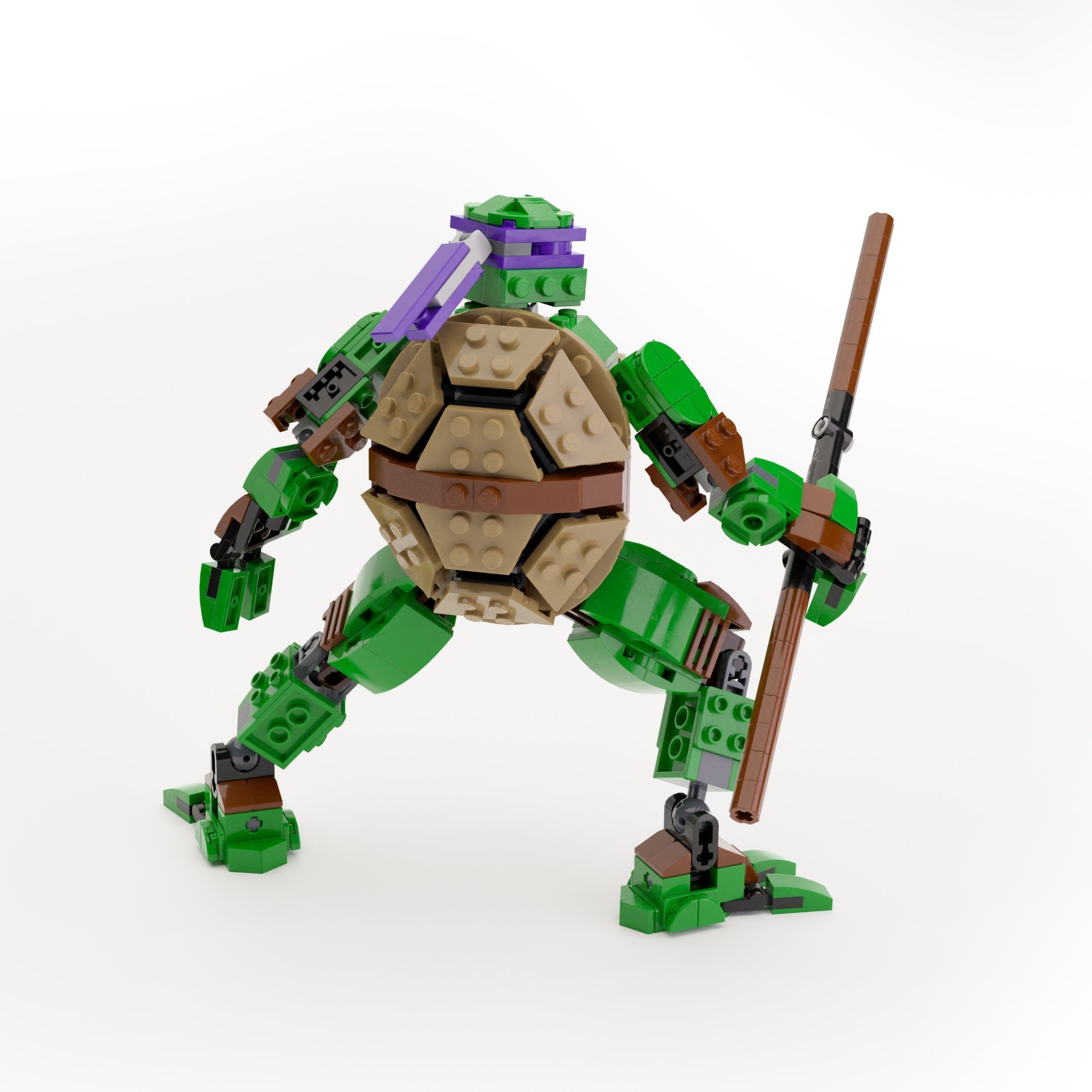 Donatello - Custom TMNT Figure made using LEGO parts - B3 Customs 2