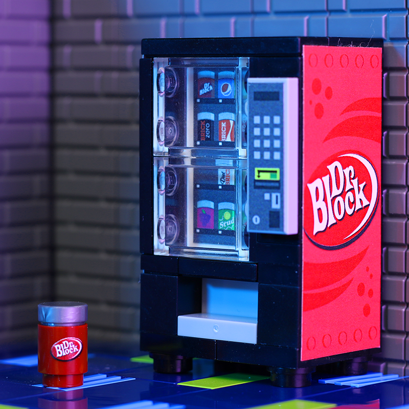 Dr. Block Soda Vending Machine made using LEGO parts 2