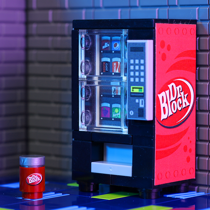 Dr. Block Soda Vending Machine made using LEGO parts 2