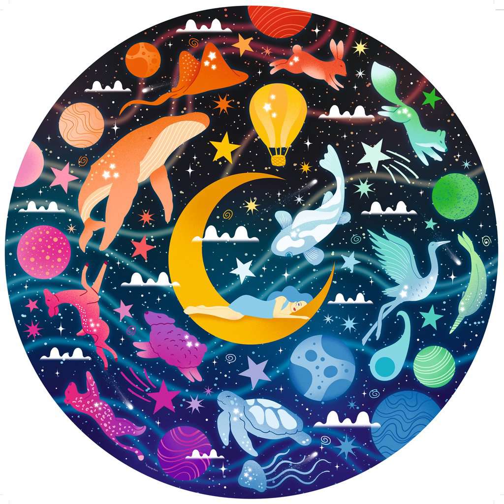 Ravensburger Circle of Colors round puzzle