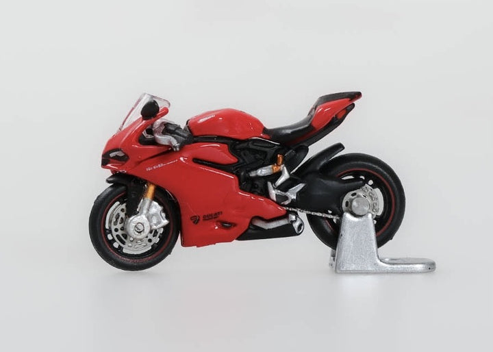 Ducati 1299S Mini Bike MB Motorcycle 1:64 Mini Bike MB Side View in Red