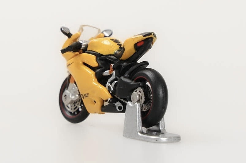 Ducati 1299S Mini Bike MB Motorcycle 1:64 Mini Bike MB Rear View in Yellow