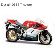 2 ruedas - Metales frescos 1:18 - Por Maisto