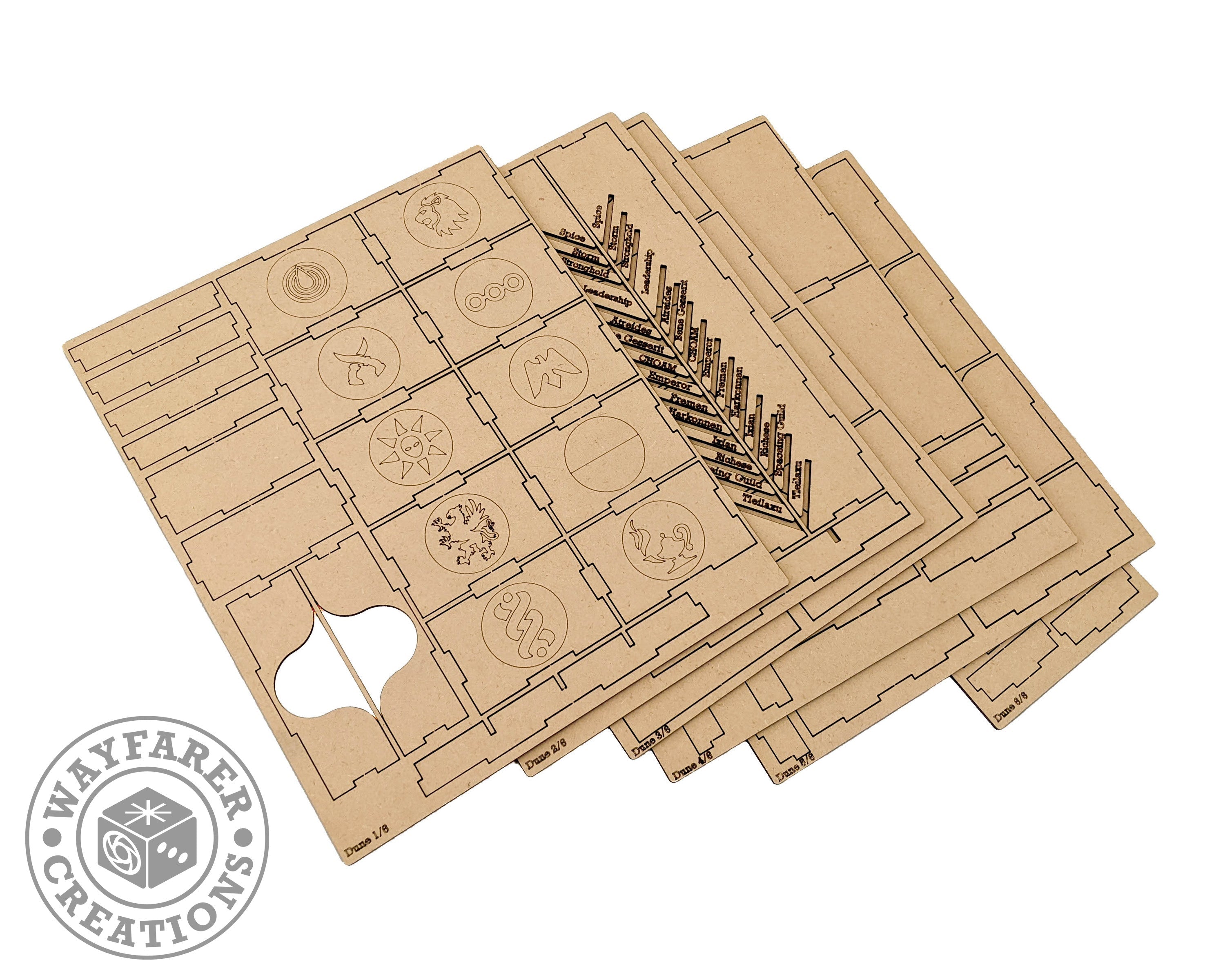 Games - Dune Board Game Organizer Insert 3