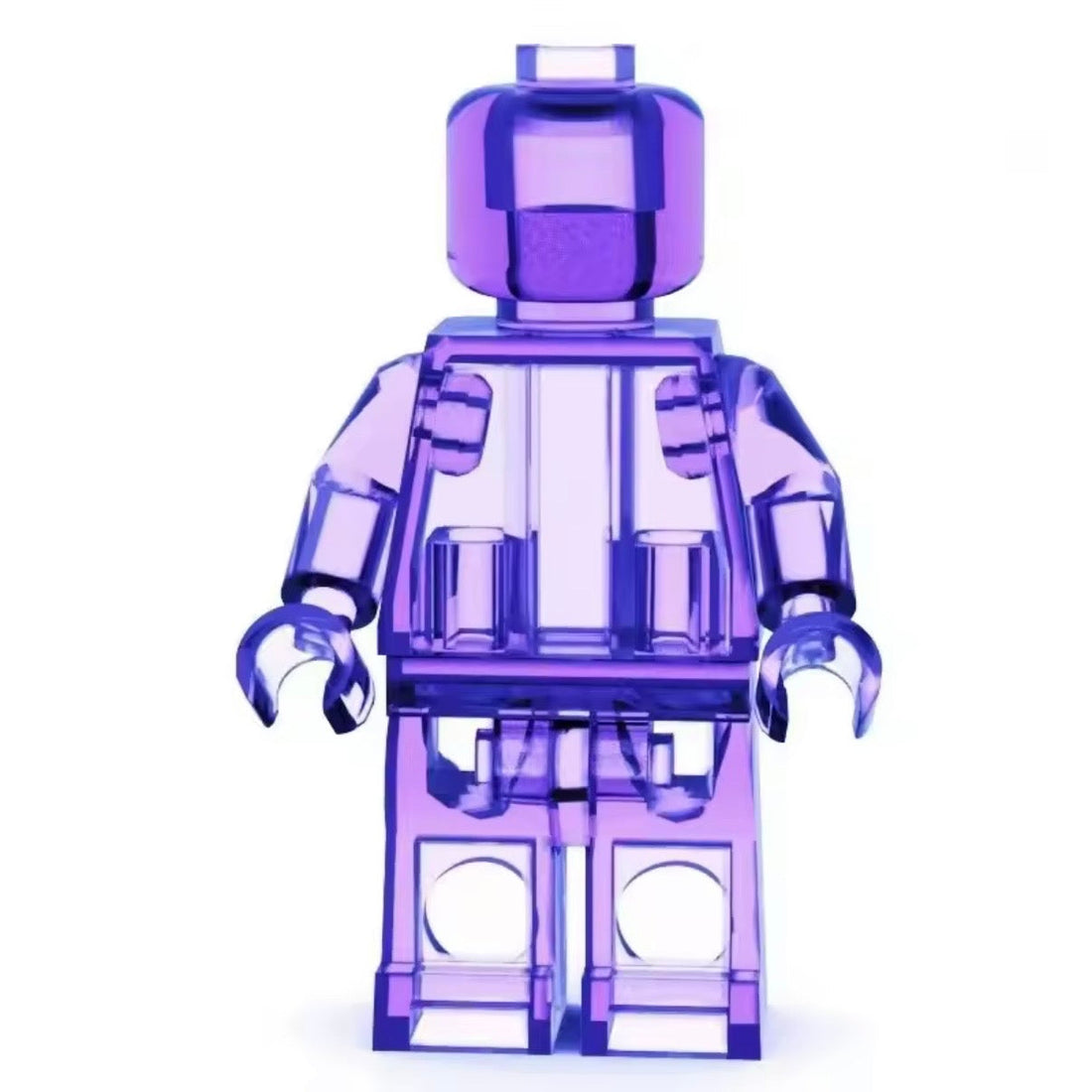 Set of 12 Transparent Minifigures – Clear Minifigs (Adult Builds & Display-Grade) for Lego 6