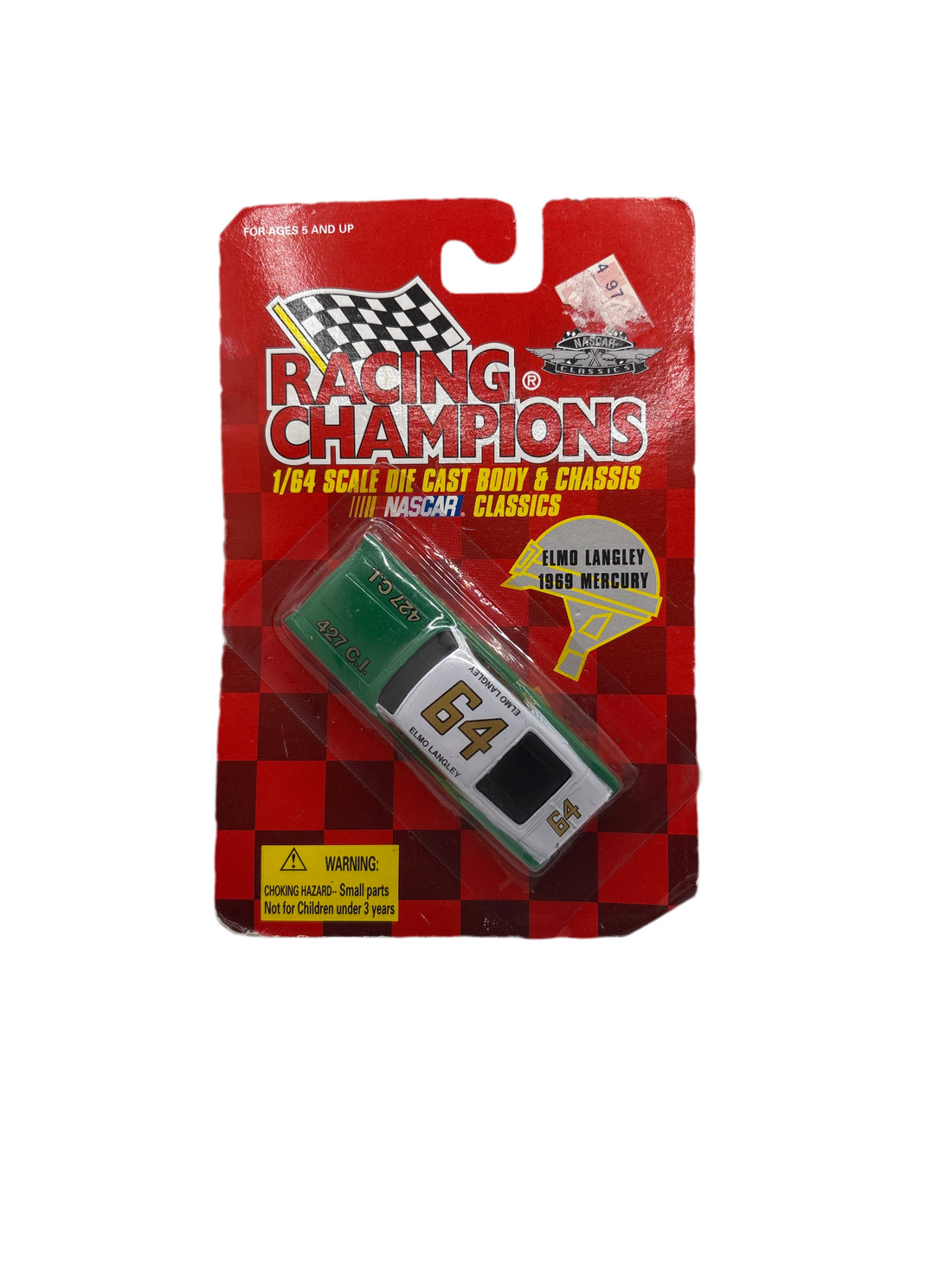 Racing Champions Elmo Langley Diecast Green