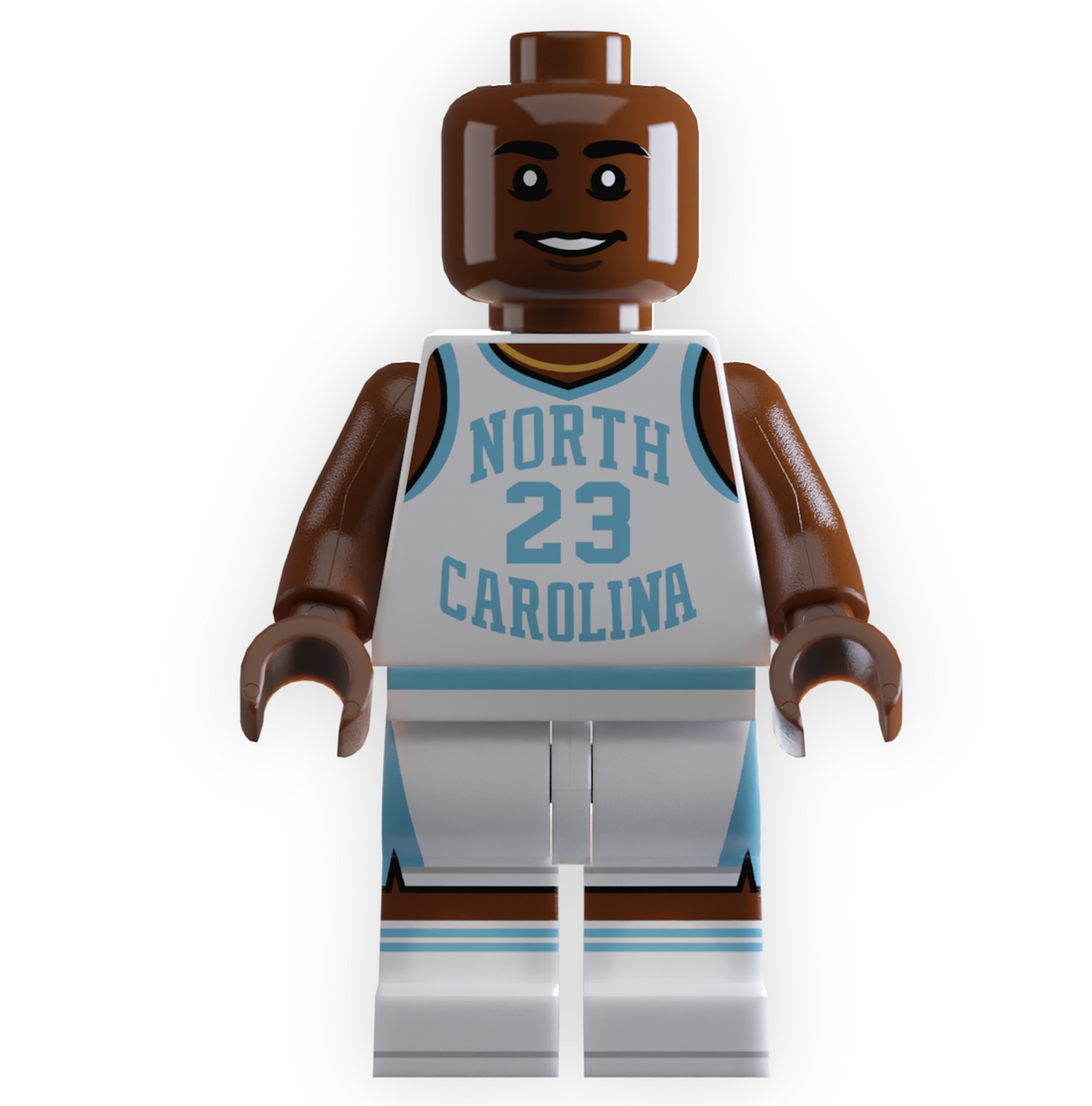 MJ #23 UNC Basketball Player Minifig 4