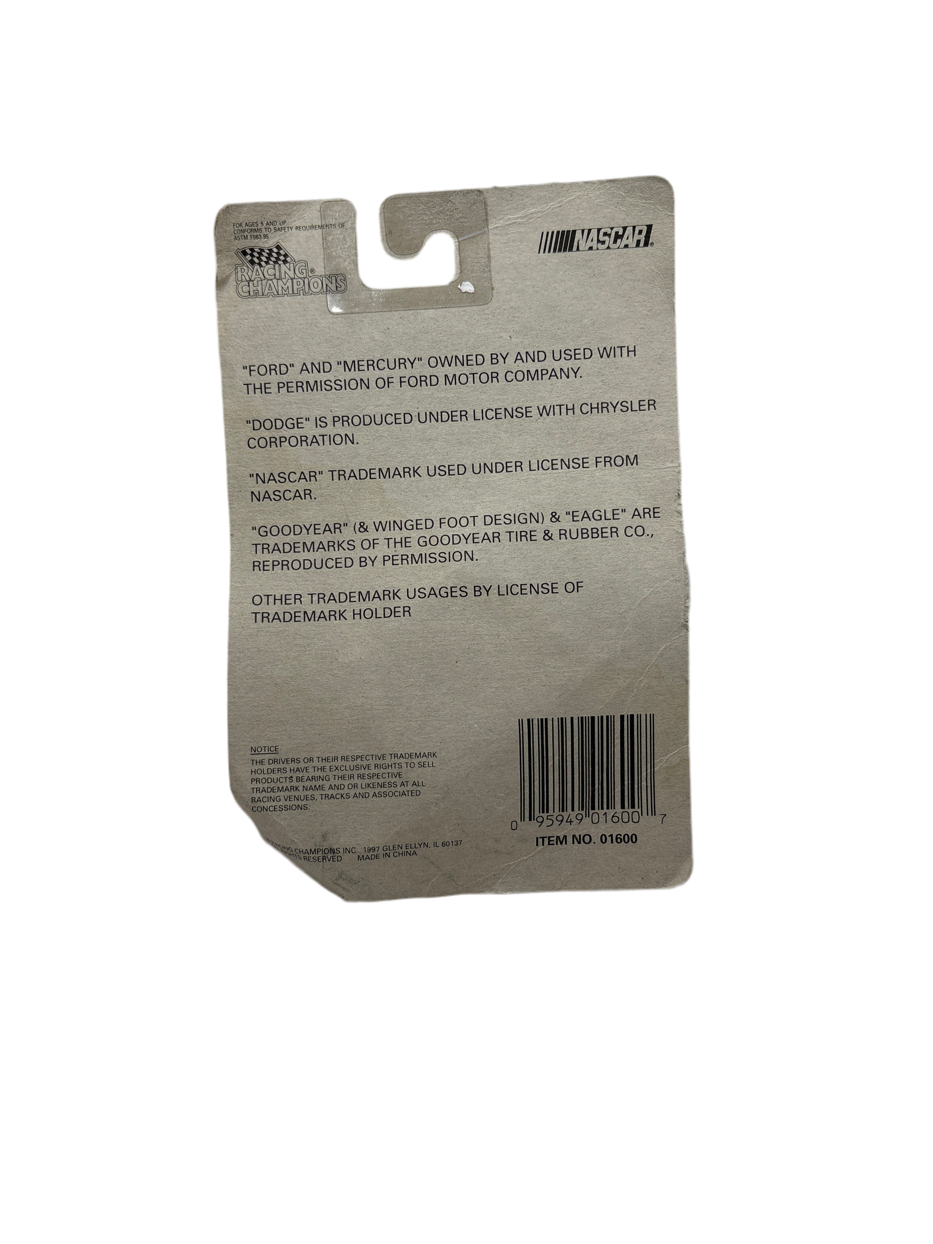 Racing Champions Dick Brooks Diecast white 2