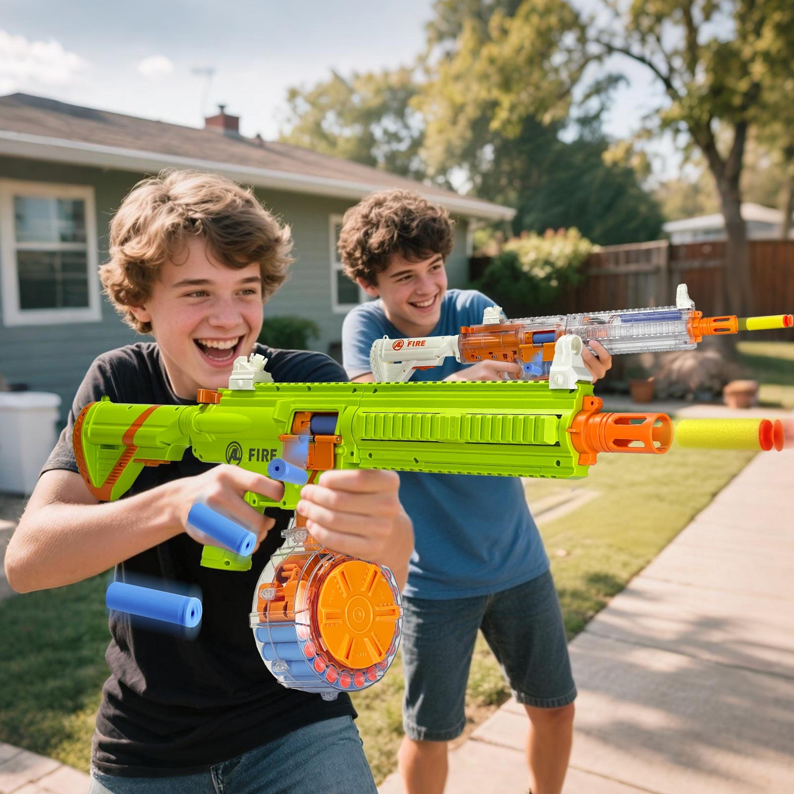 Semi-Automatic Toy Gun with Rechargeable Battery, 22-Round Magazine, and Shell Ejection Feature 6