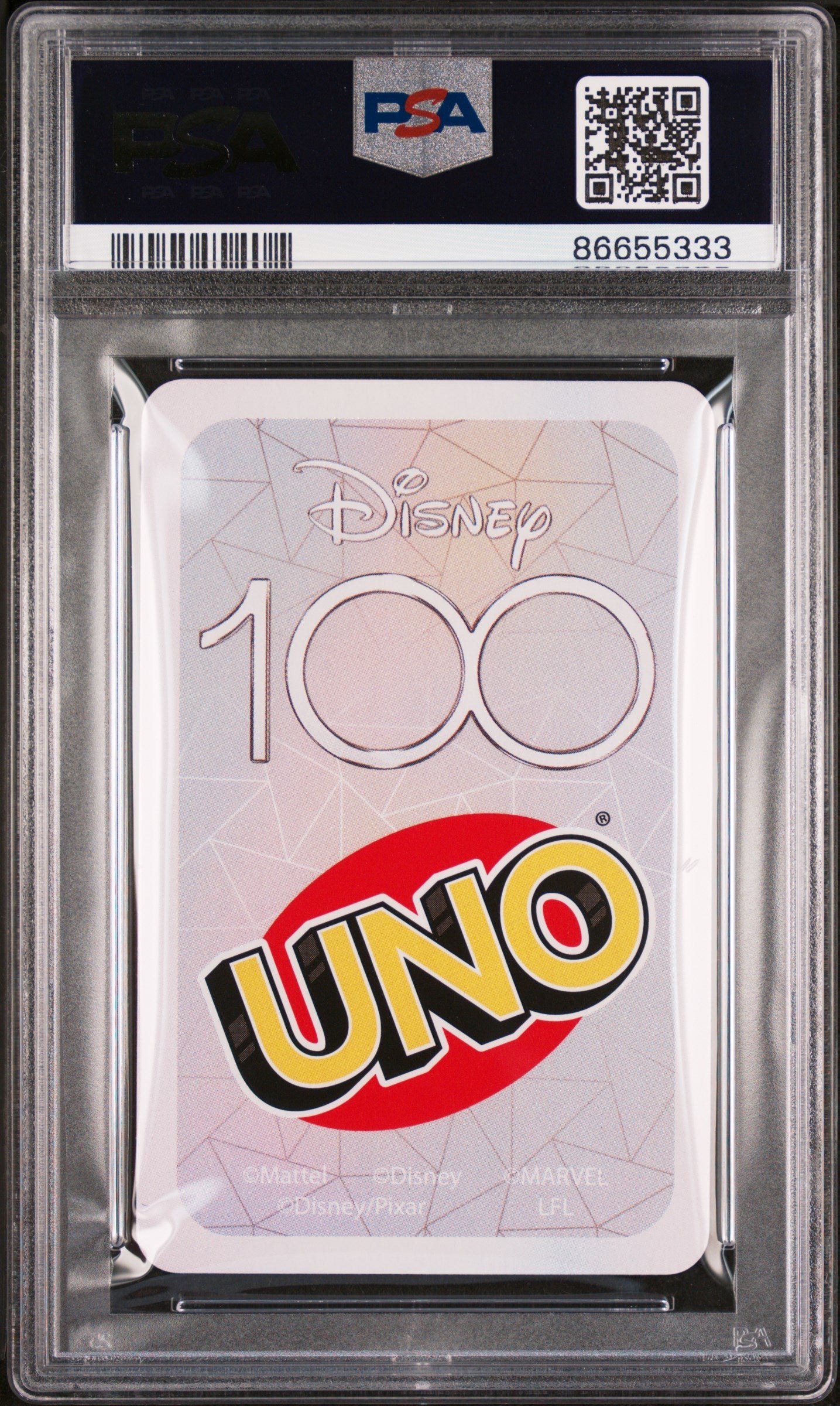 2023 UNO DISNEY 100 DARTH VADER YELLOW 4 PSA 10 2