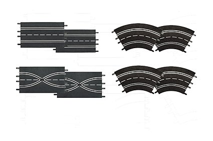 Extension Set 1 for Carrera 1:24 / 1:32 Slot Car Tracks by Carrera 20026953