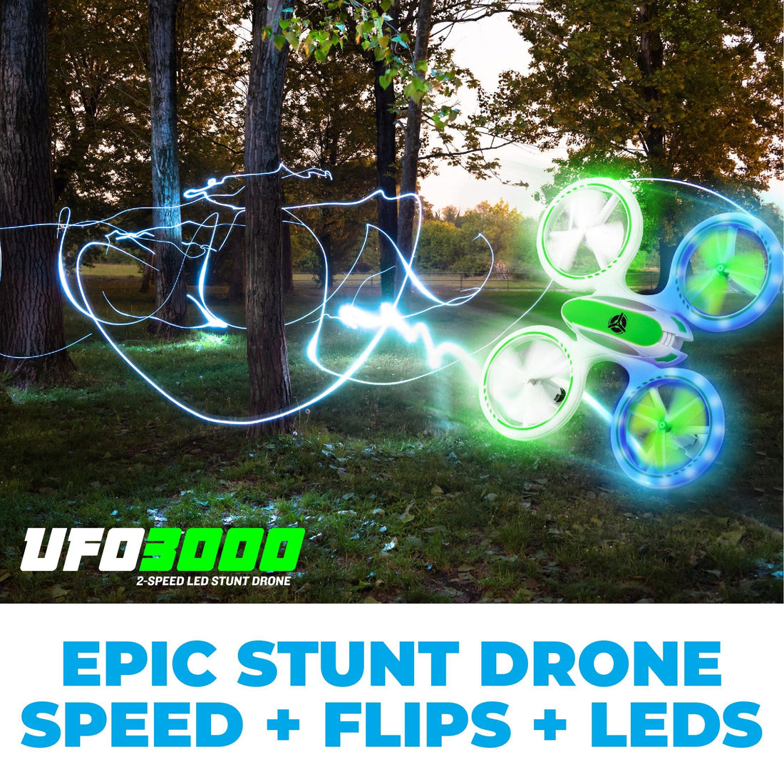 UFO 3000 LED Flying Drone 3