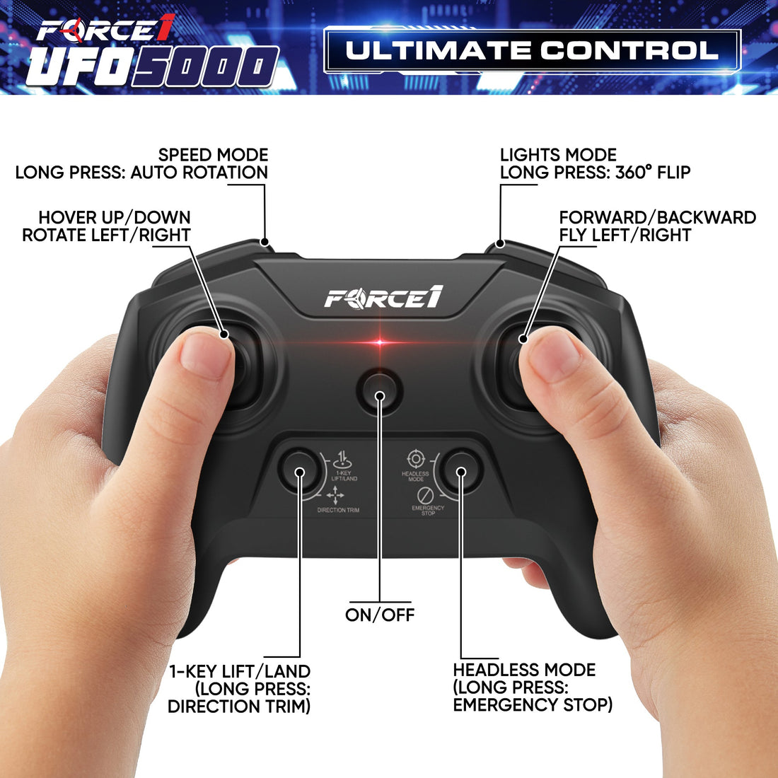 UFO 5000 LED Remote Control (RC) Drone 3