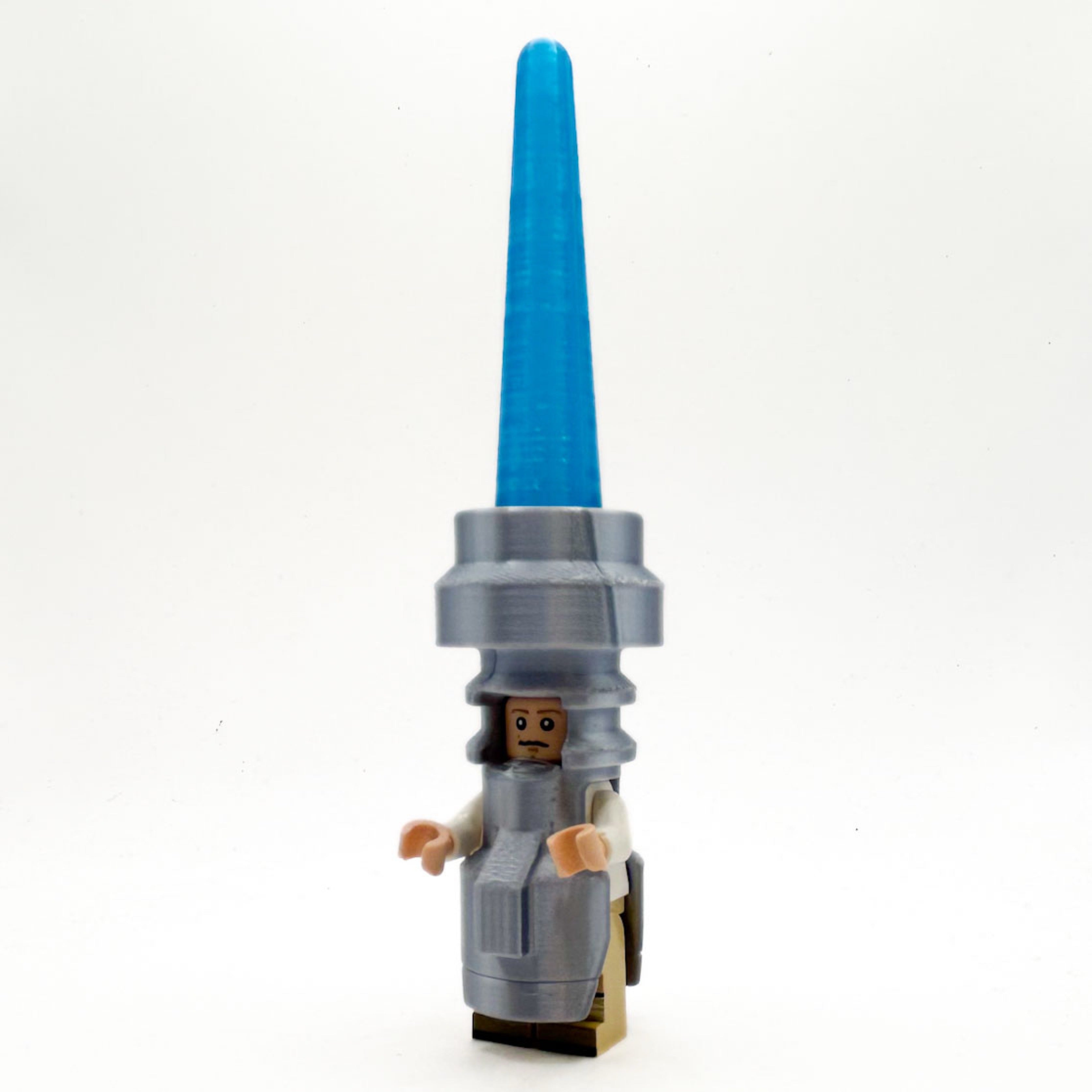 Luke Minifig Wearing Lightsaber Costume for Lego 2