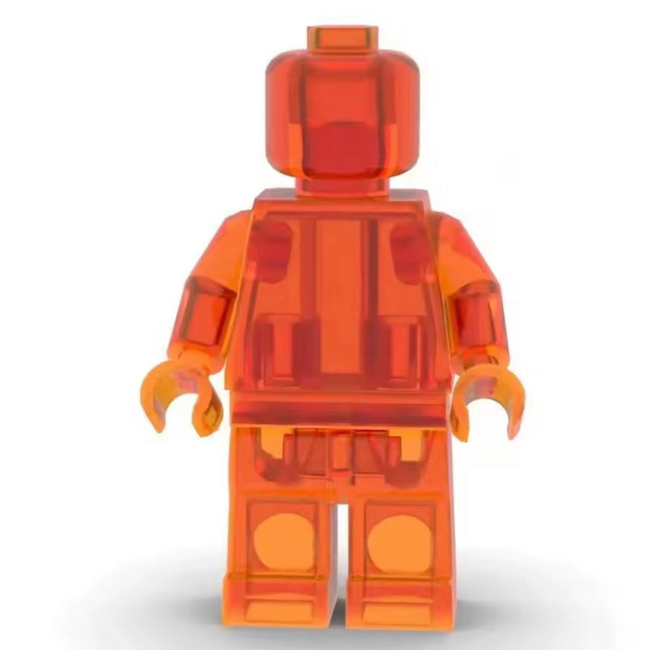Set of 12 Transparent Minifigures – Clear Minifigs (Adult Builds & Display-Grade) for Lego 2