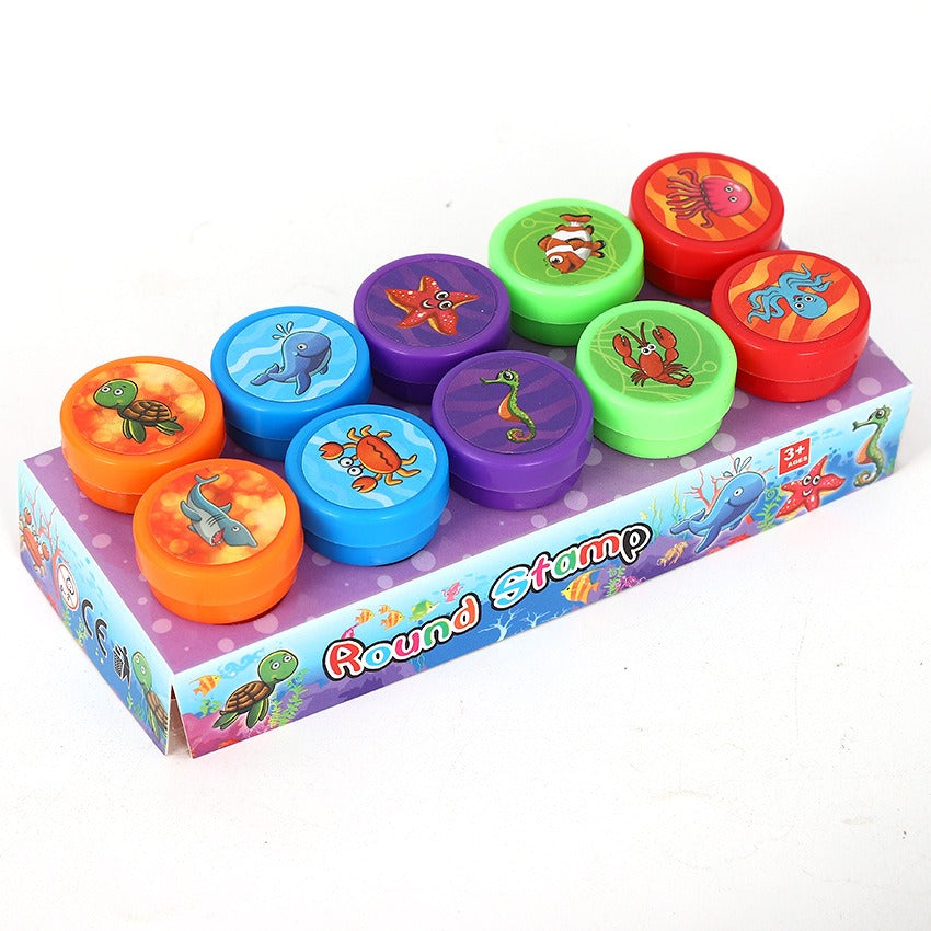 10 Pcs Toy Stamp Set for Kids 14