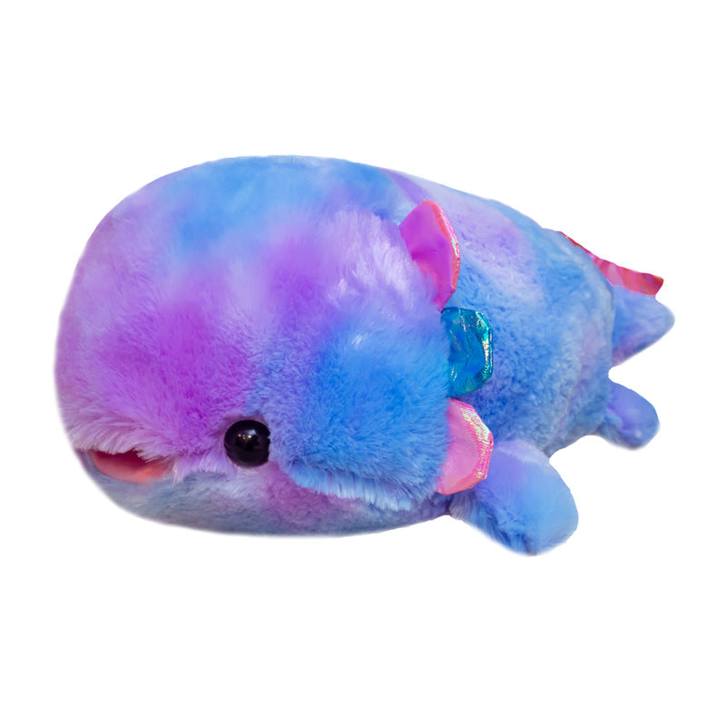 Cute Rainbow Plush Salamander 6