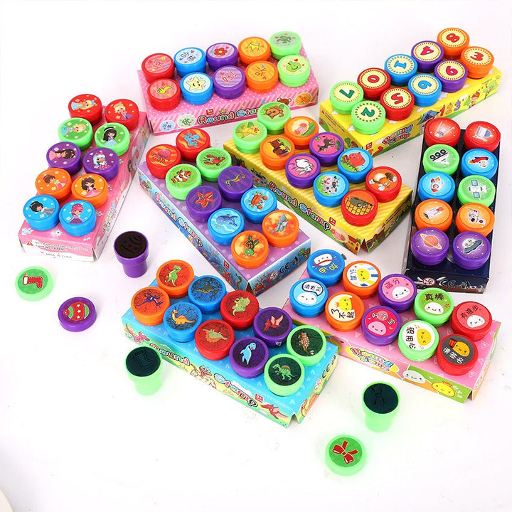 10 Pcs Toy Stamp Set for Kids 2