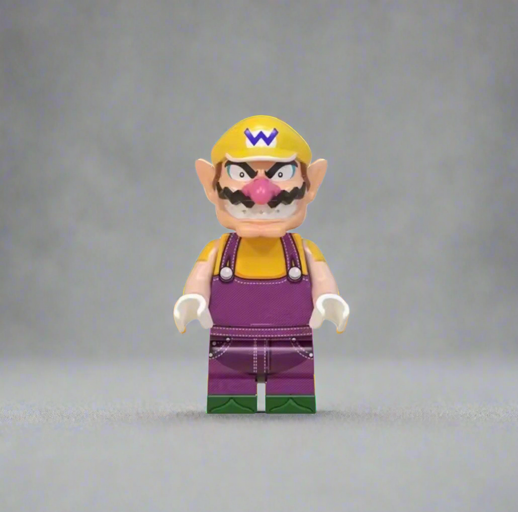 Wario Minifigure - Super Mario for Lego