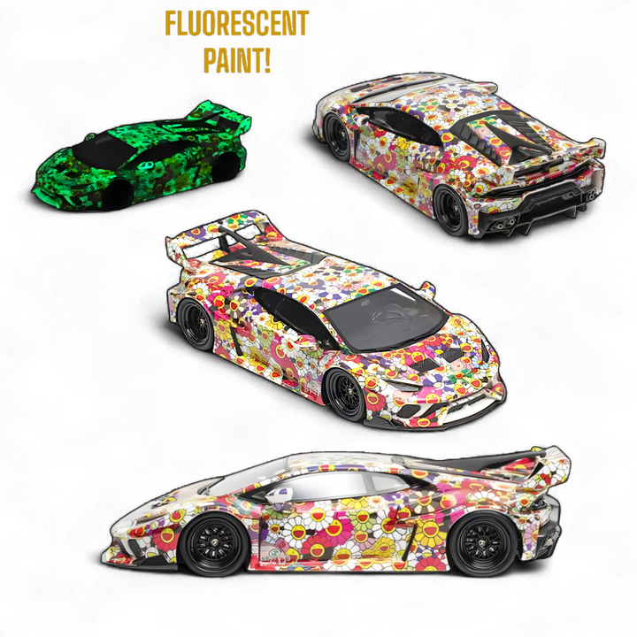 Lamborghini Huracan GT LP610 Sun Flower Luminous 1:64 by Flame 