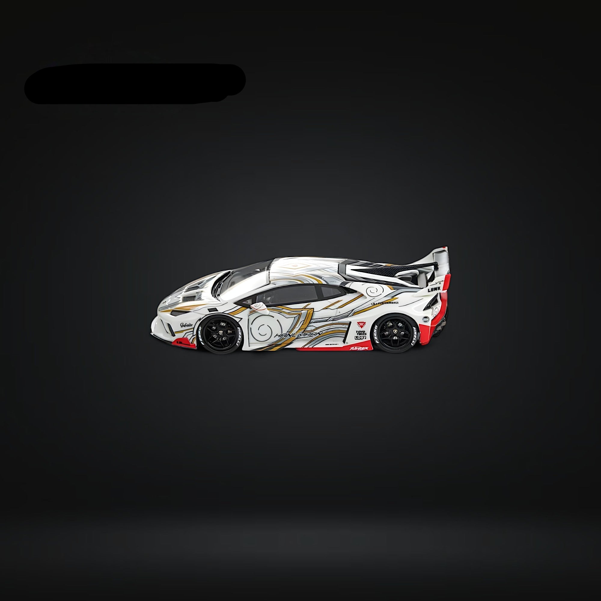 Lamborghini Huracan GT LP610 White Gray Luminous 1:64 by Flame 2