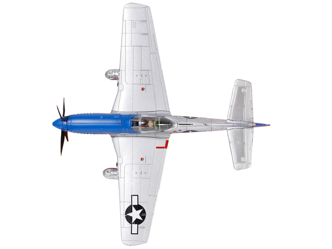 North American Aviation P-51D Mustang Aircraft Fighter "Petie 3rd Lt. Col. John C. Meyer 487th Fighter Squadron 352nd Fighter Group USAAF" (1944) "WW2 Aircrafts Series" 1/72 Diecast Model by Forces of Valor-2