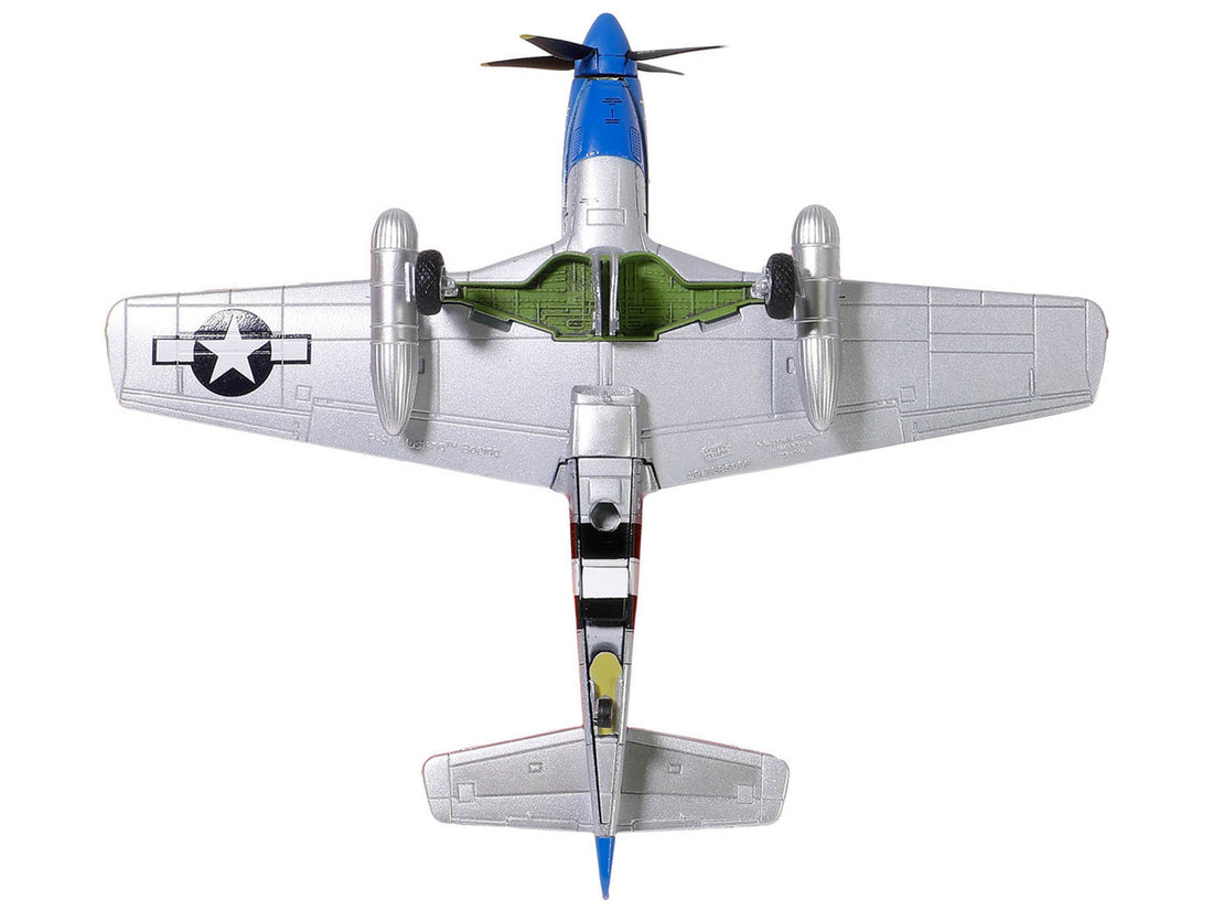 North American Aviation P-51D Mustang Aircraft Fighter "Petie 3rd Lt. Col. John C. Meyer 487th Fighter Squadron 352nd Fighter Group USAAF" (1944) "WW2 Aircrafts Series" 1/72 Diecast Model by Forces of Valor-3